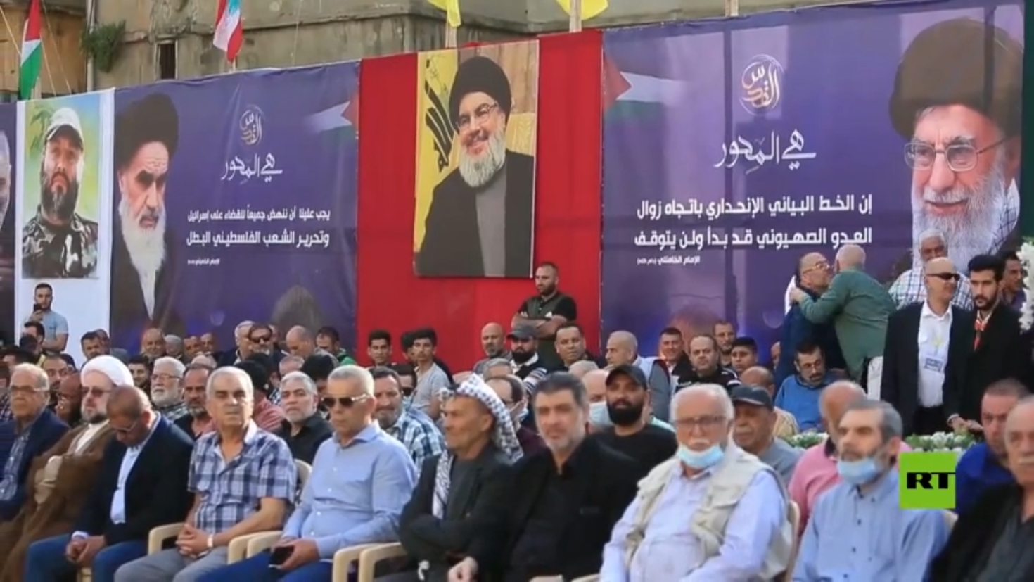 حزب الله ينظم عرضا عسكريا في صيدا بمناسبة يوم القدس