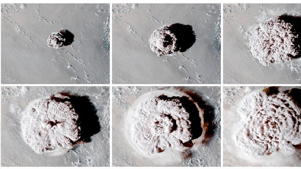 علماء: رياح الانفجار البركاني في تونغا حطمت الأرقام القياسية على حافة الفضاء