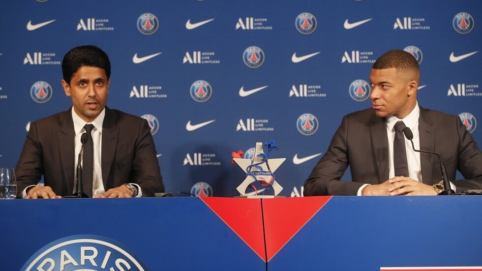 مؤتمر صحفي.. تصريحات الخليفي ومبابي بعد تمديد عقد الأخير