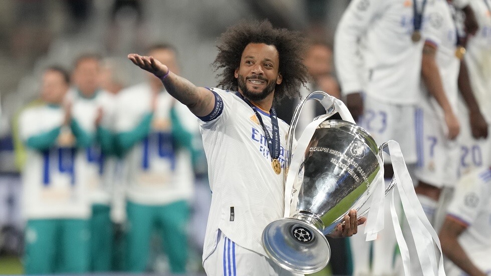 مارسيلو يرحل عن ريال مدريد بعد الفوز باللقب الخامس لدوري الأبطال