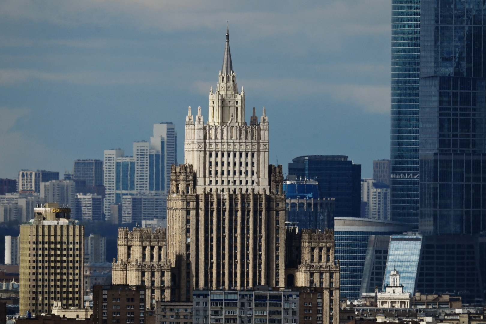 صورة من الأرشيف - مبنى وزارة الخارجية الروسية في العاصمة موسكو