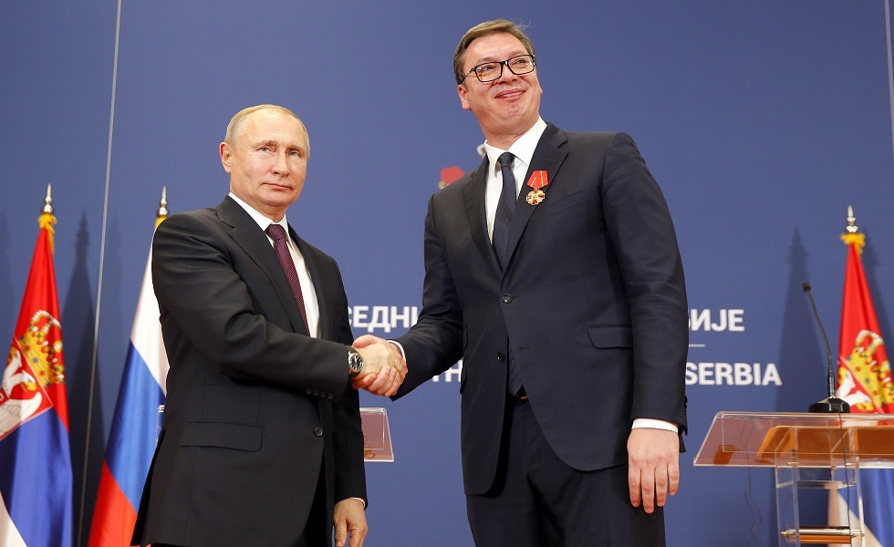 فوتشيتش يخطط لبحث إمدادات الغاز إلى صربيا مع بوتين