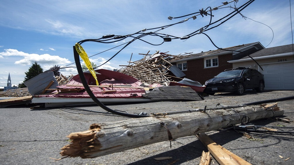 عدد ضحايا عاصفة ضربت كندا يرتفع إلى 10 أشخاص