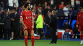 شاهد.. رد فعل صلاح بعد خسارة ليفربول أمام ريال مدريد