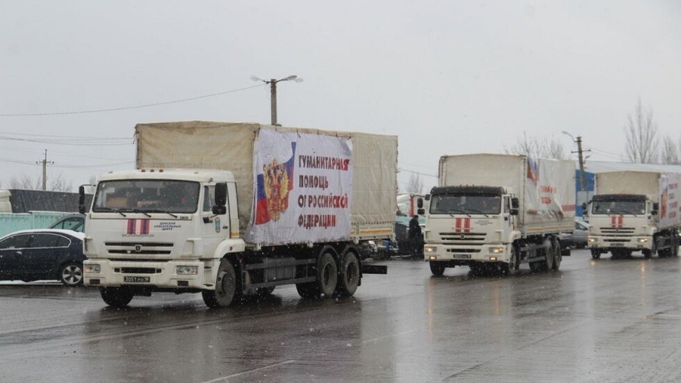إرسال 186 طنا من المساعدات الإنسانية من داغستان إلى سكان دونباس والقرم