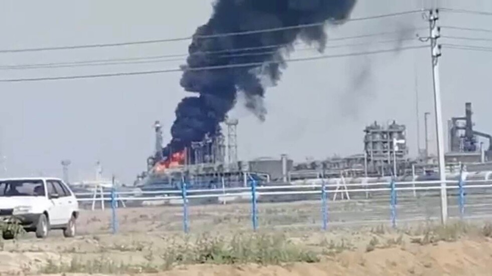 حريق في مصنع لتكرير النفط في جنوب روسيا