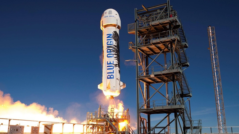 Blue Origin تطلق مركبتها الفضائية في رحلة سياحية قريبا