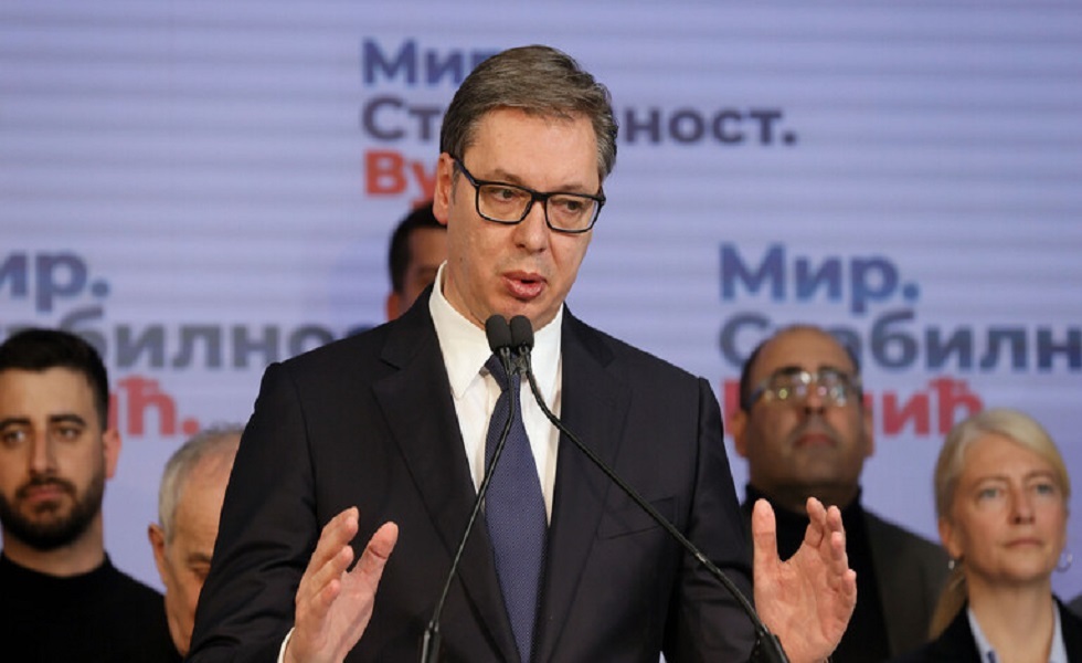 فوتشيتش: روسيا توفر احتياجات صربيا من الغاز بنسبة 62%