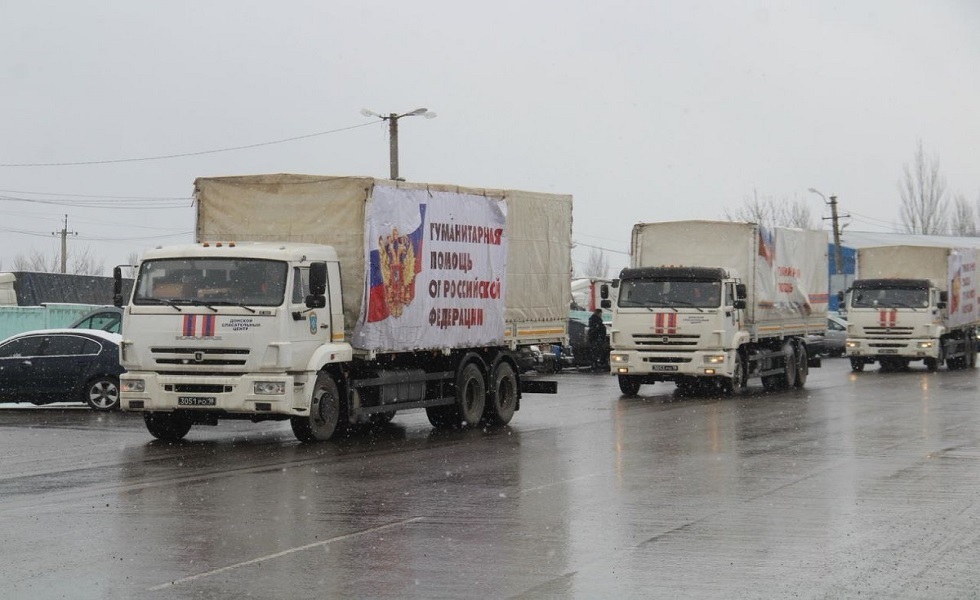 إرسال 186 طنا من المساعدات الإنسانية من داغستان إلى سكان دونباس والقرم