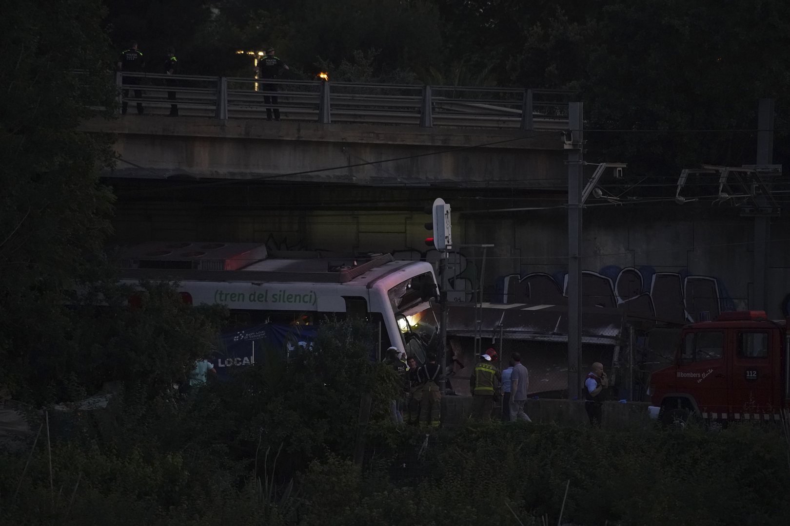 إصابة العشرات في حادث قطار بمقاطعة تاراغونا الإسبانية