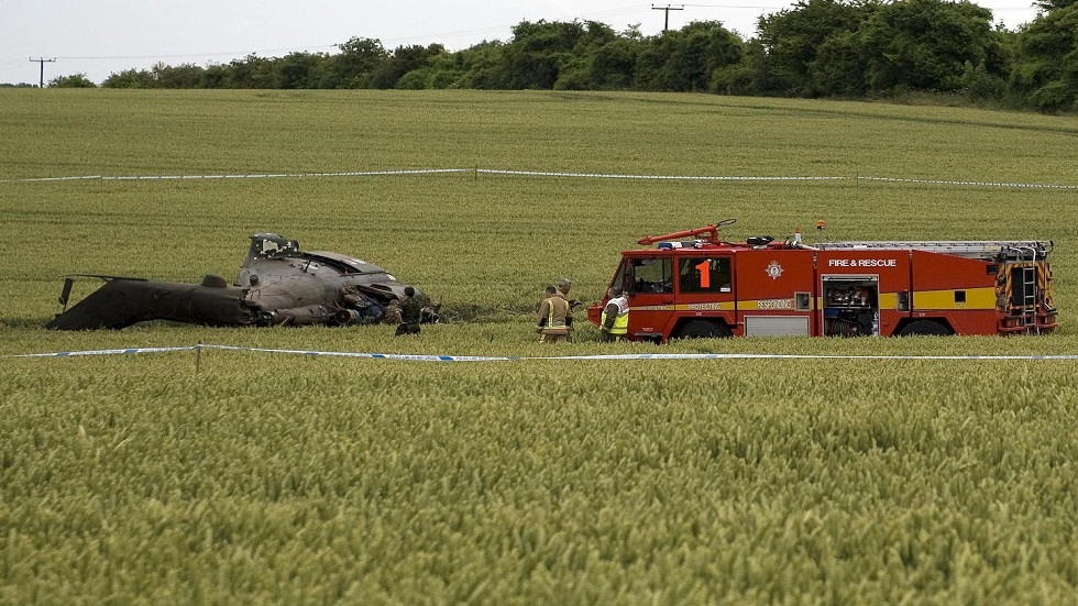 مقتل شخصين بحادث تحطم طائرة مروحية شمالي بريطانيا