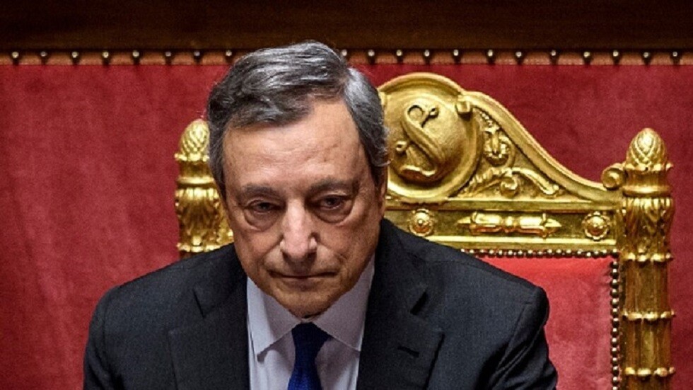 رئيس إيطاليا يقبل استقالة رئيس  الوزراء ماريو دراغي