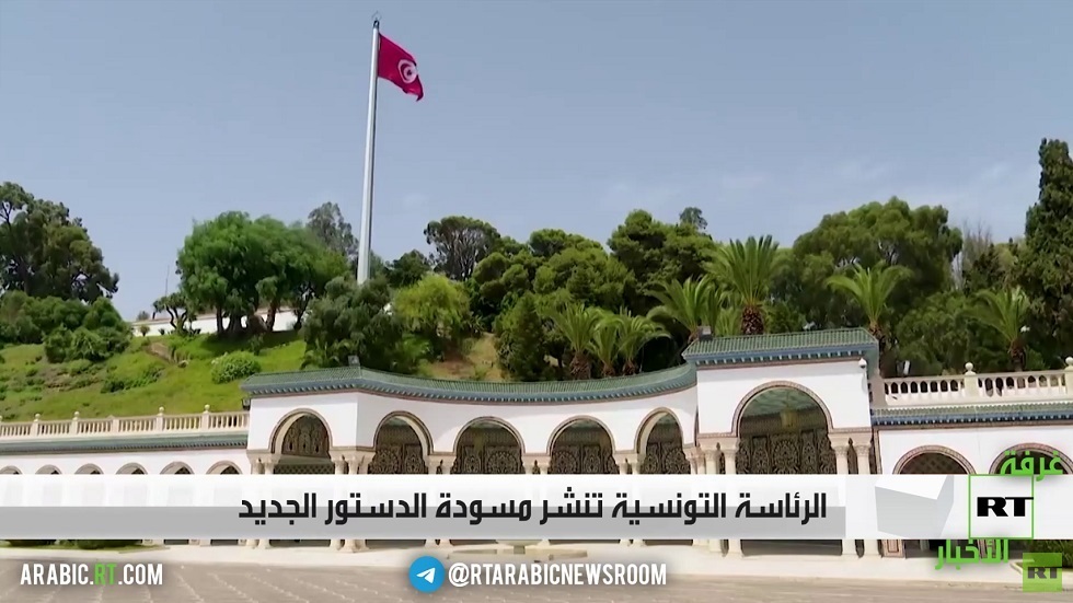 الرئاسة التونسية تنشر مسودة الدستور الجديد