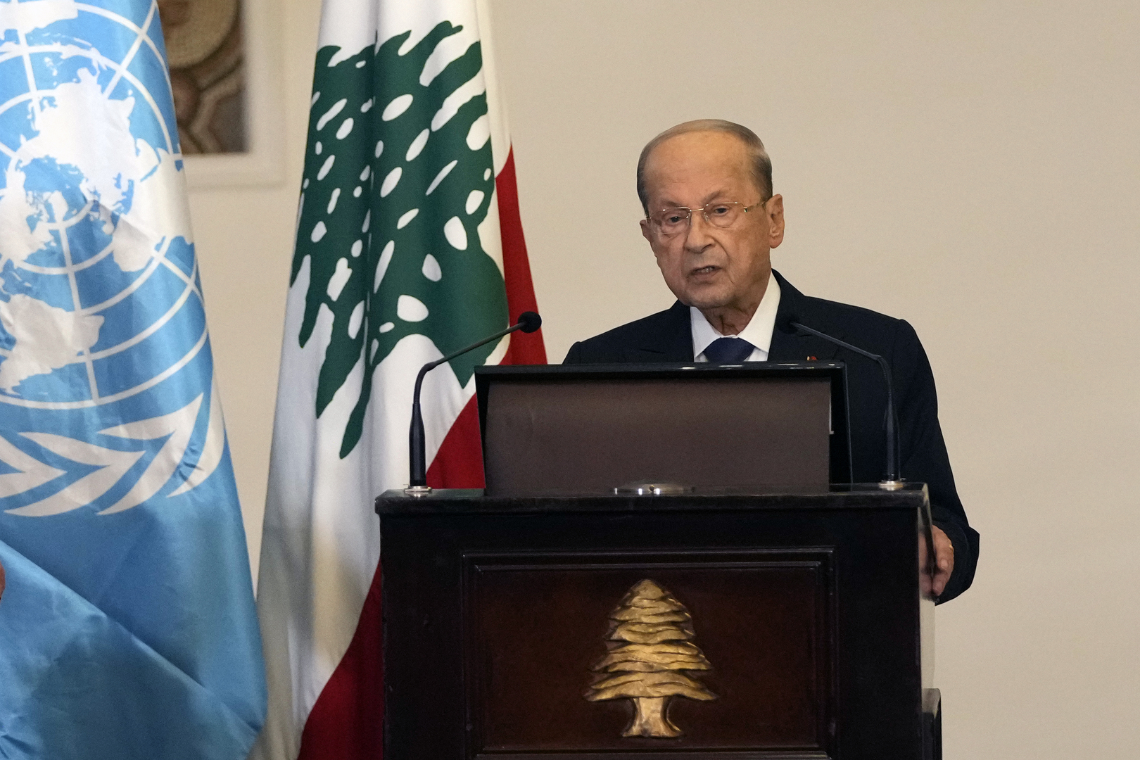 ميشال عون: الحكومة اللبنانية ملتزمة باتخاذ إجراءات لتعزيز التعاون مع دول مجلس التعاون الخليجي