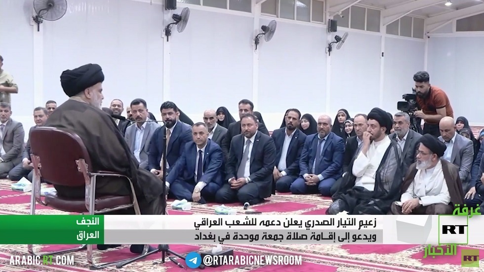 الصدر يدعو إلى صلاة جمعة موحدة في بغداد