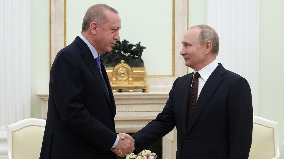 الكرملين: بوتين وأردوغان سيناقشان التعاون العسكري التقني إلى جانب مركز التنسيق المشترك