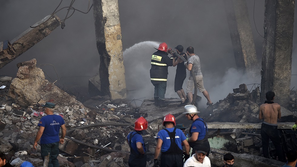 ارتفاع حصيلة ضحايا انفجار المركز التجاري في يريفان إلى 15 شخصا