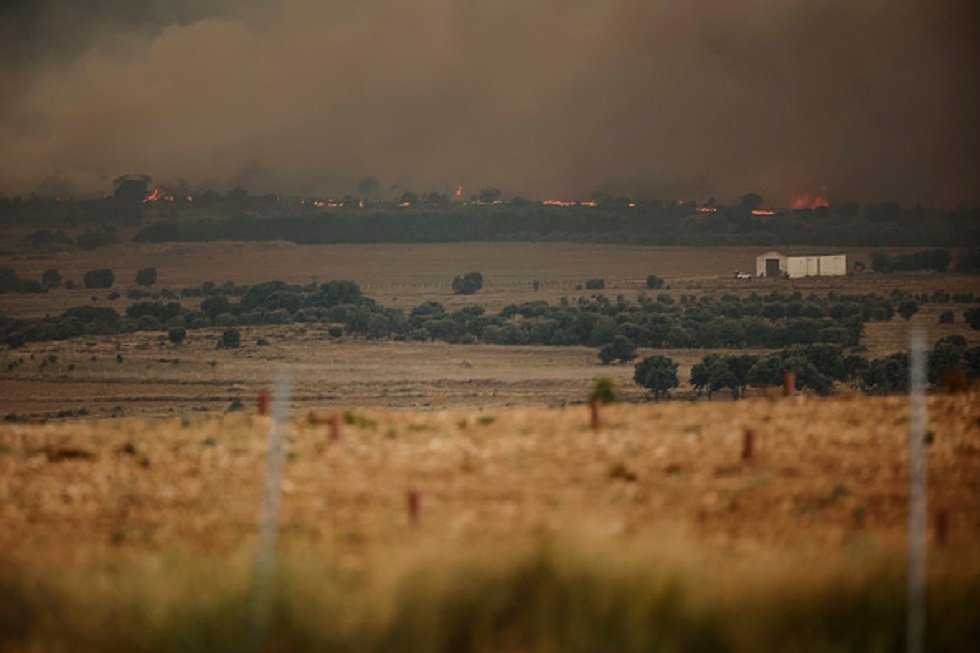 إسبانيا.. إصابة 10 أشخاص أثناء توقف قطار قرب حريق غابات