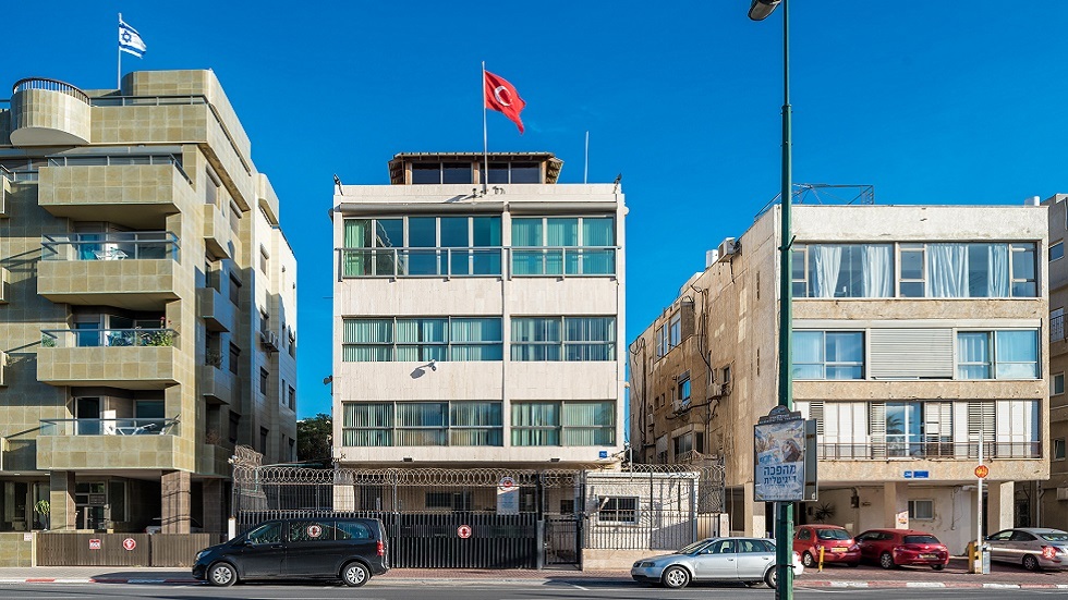 السفارة التركية في تل أبيب (صورة أرشيفية)