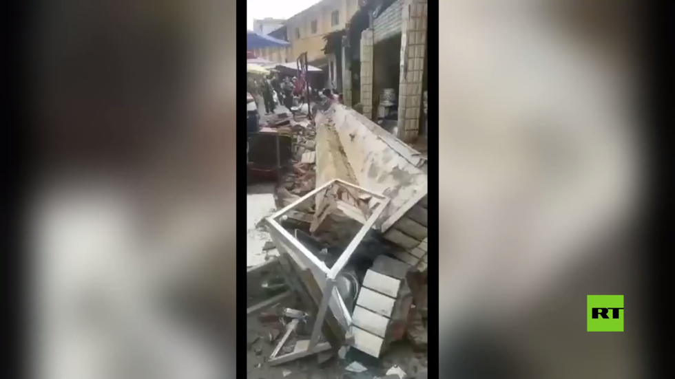 بالفيديو.. هزة أرضية تضرب جنوب غرب الصين