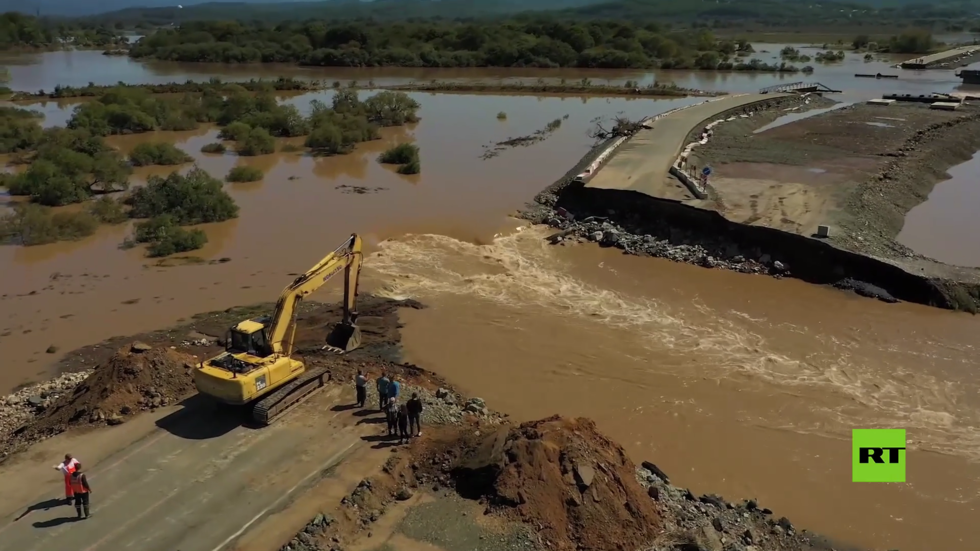 لقطات جديدة من إقليم بريموريه لآثار الإعصار المدمر