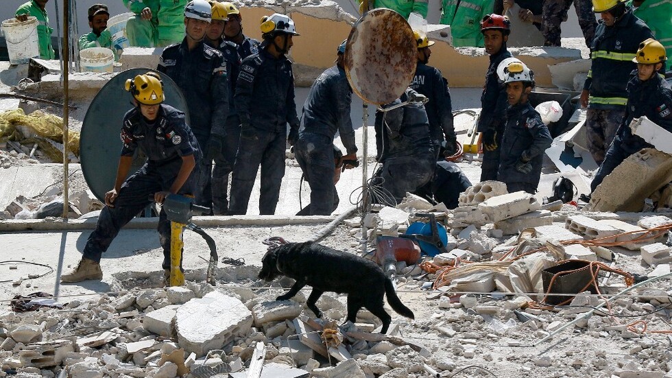 الأردن.. ارتفاع حصيلة وفيات انهيار عمارة اللويبدة إلى 13