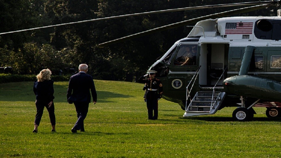 بايدن يصل إلى لندن لحضور جنازة الملكة إليزابيث الثانية