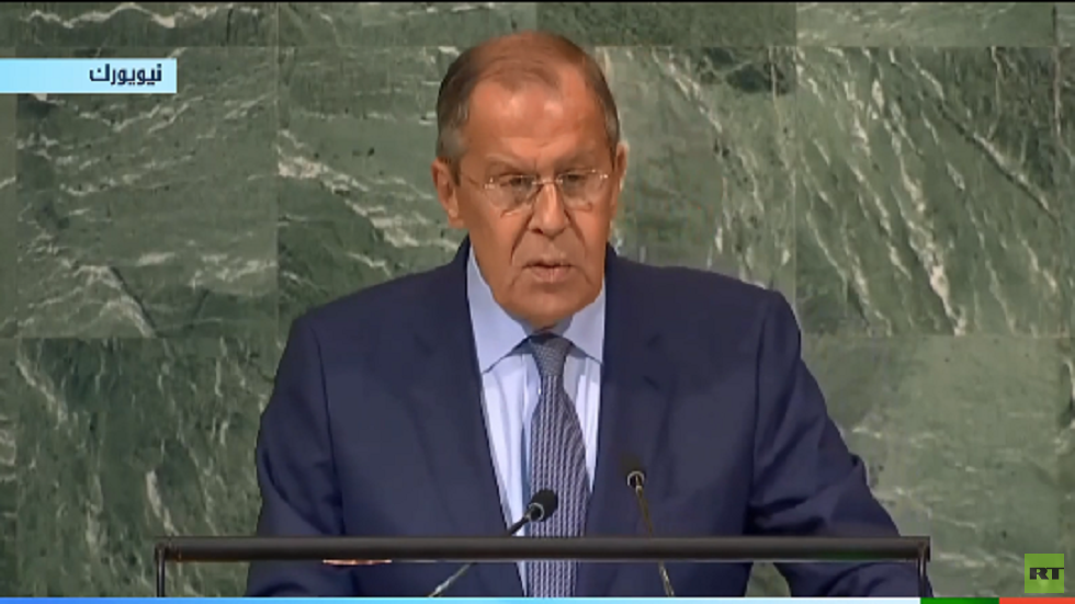 أبرز ما جاء في كلمة لافروف أمام الجمعية العامة للأمم المتحدة (فيديو)