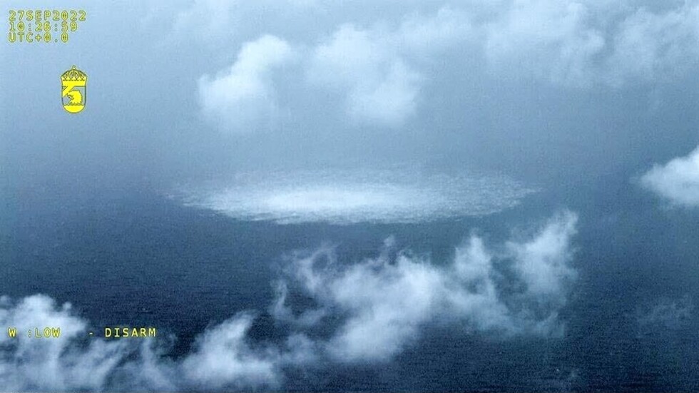 صور فضائية تكشف عن تسرب كبير للغاز من مكان انفجار خطوط "السيل الشمالي"