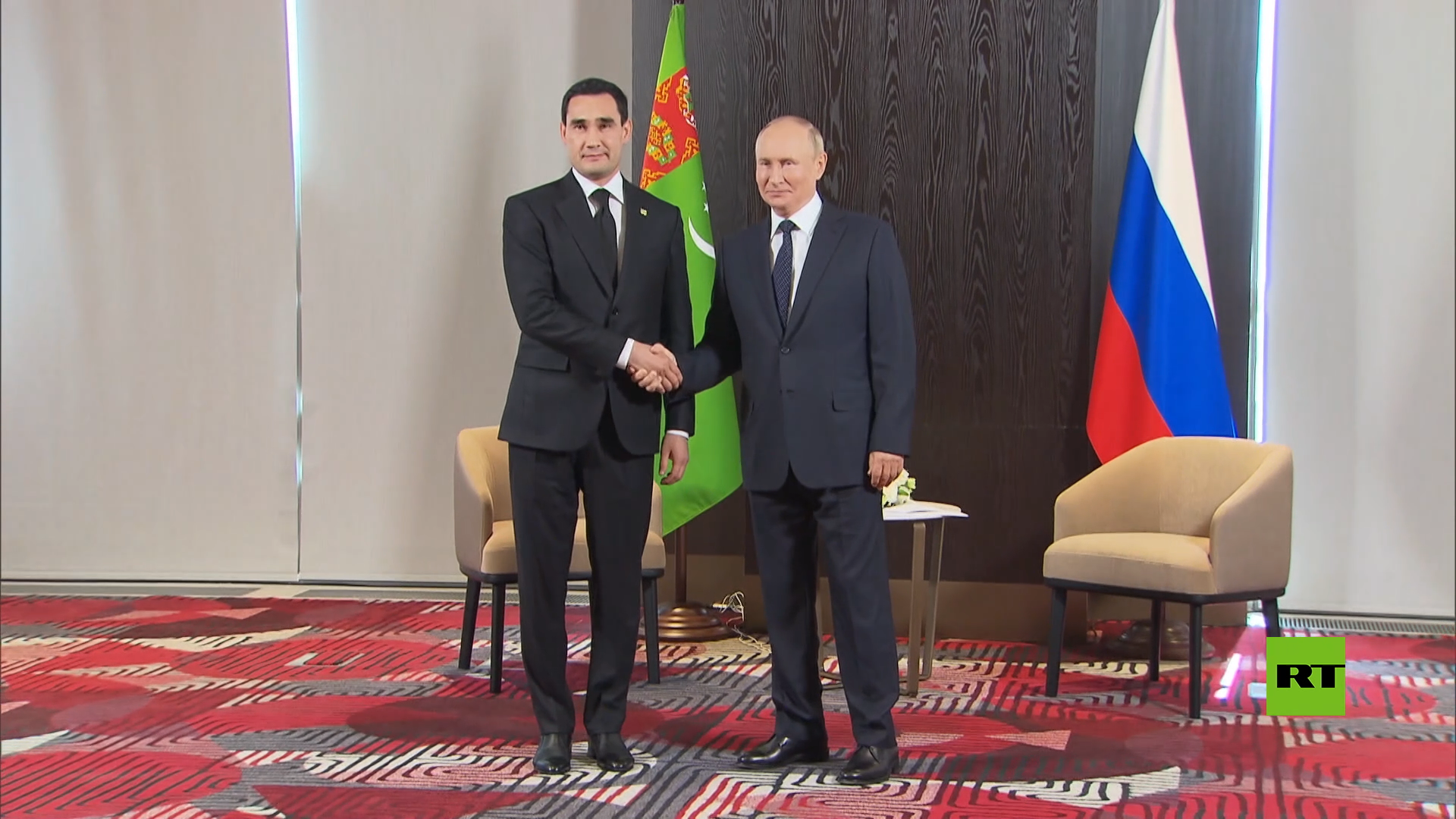 بوتين يلتقي رئيس تركمانستان