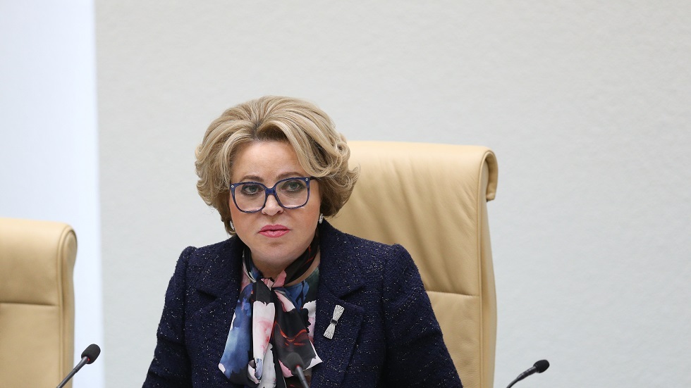 رئيسة مجلس الاتحاد الروسي/ فالنتينا ماتفيينكو (صورة أرشيفية)
