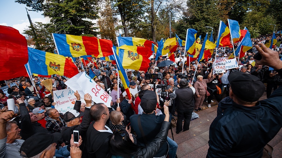 لليوم السادس على التوالي.. محتجون يعتصمون في وسط عاصمة مولدوفا