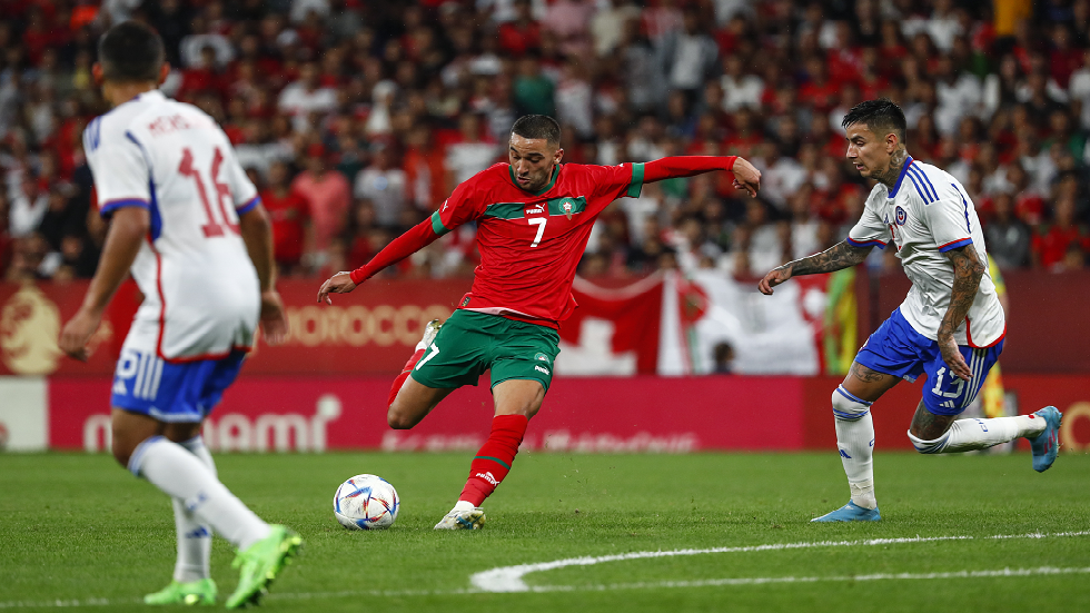المغرب يسقط تشيلي بثنائية استعدادا لمونديال قطر (فيديو)