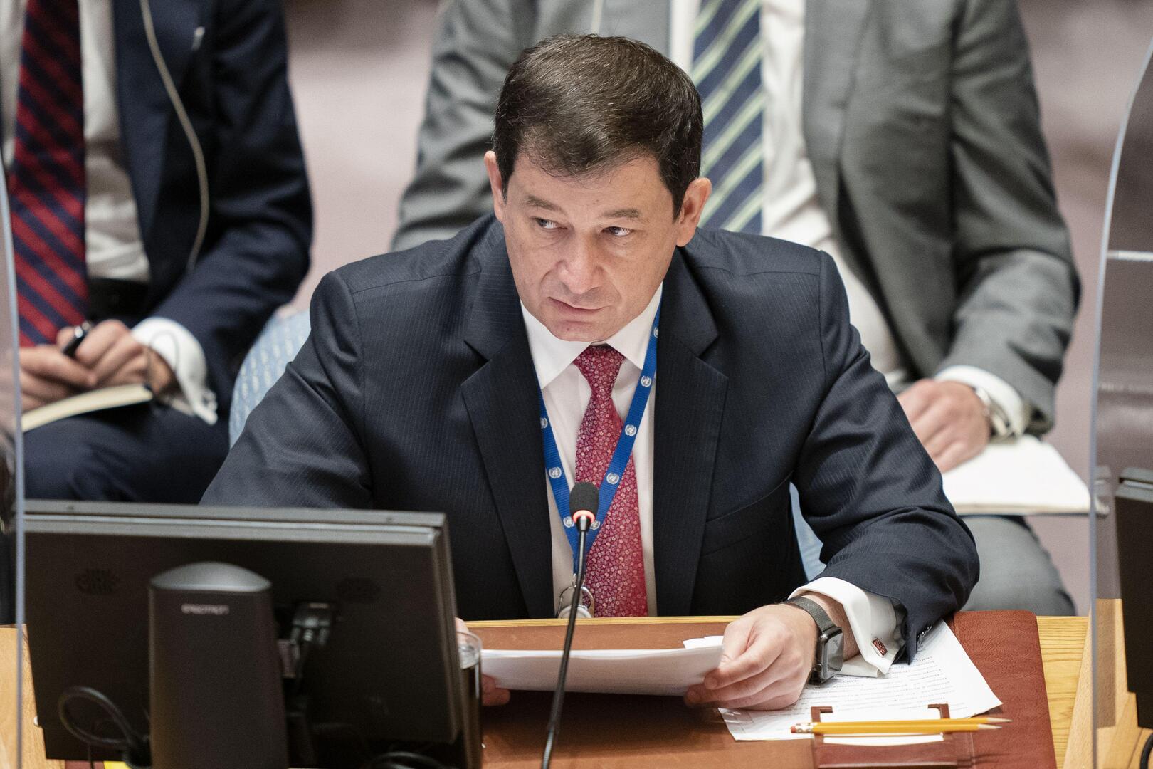 روسيا تعبر عن خيبة أملها من تأجيل جلسة مجلس الأمن حول حادث 
