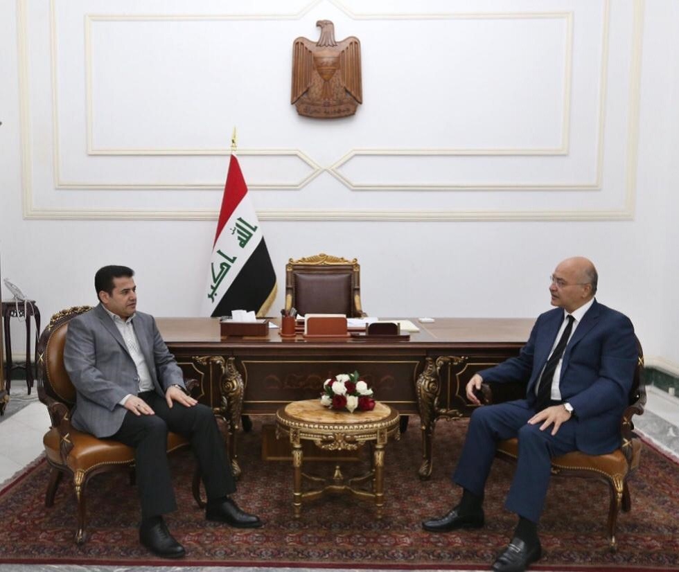 الرئيس العراقي يبحث مع مستشار الأمن القومي القصفين الإيراني والتركي لمناطق في إقليم كردستان