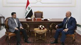 الرئيس العراقي يبحث مع مستشار الأمن القومي القصفين الإيراني والتركي لمناطق في إقليم كردستان