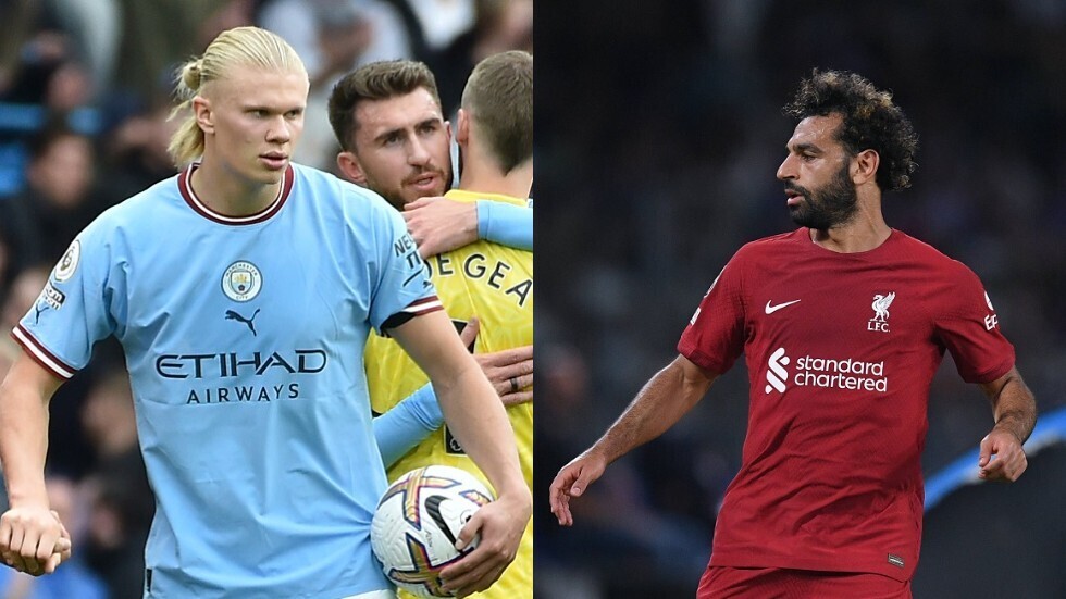 هالاند يعادل رقم  صلاح (فيديو)