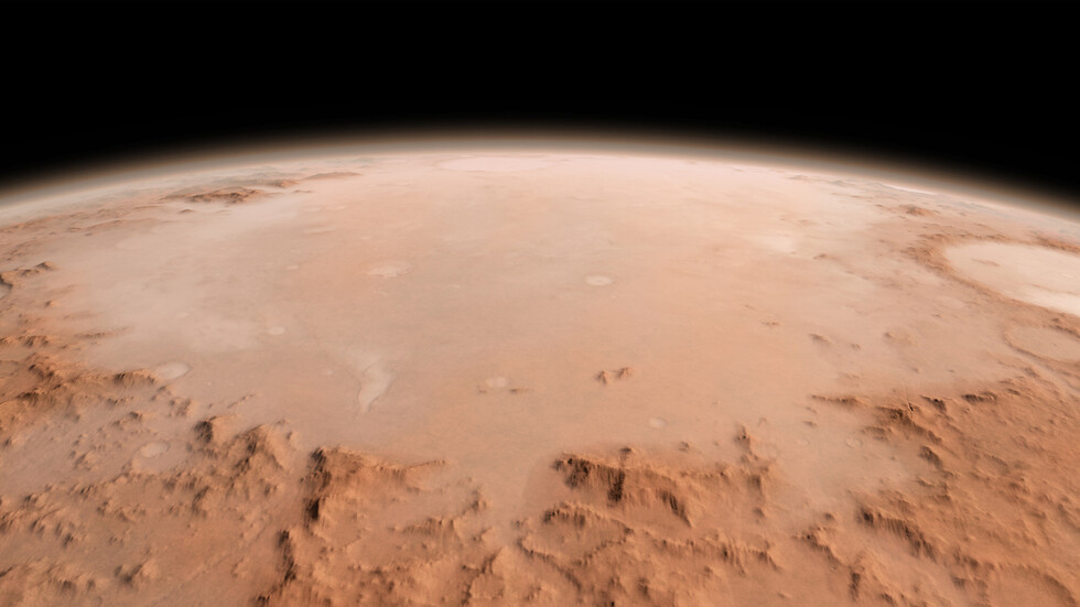 علماء: الانعكاسات المنبعثة من القطب الجنوبي للمريخ قد تكون ناجمة عن شيء أغرب من الماء!