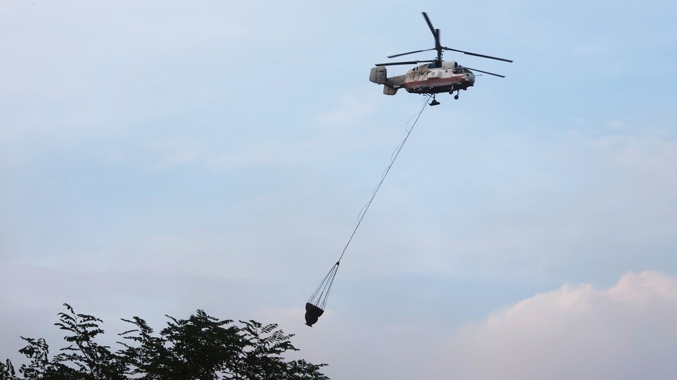 روسيا تختبر مروحياتها المطوّرة لخدمات الإطفاء