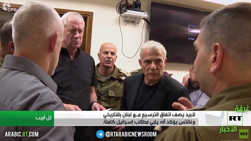 لابيد: اتفاق تاريخي مع لبنان لترسيم الحدود