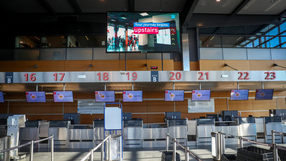 إلغاء الرحلات المغادرة في ثاني مطارات بلجيكا بسبب إضراب عناصر الأمن