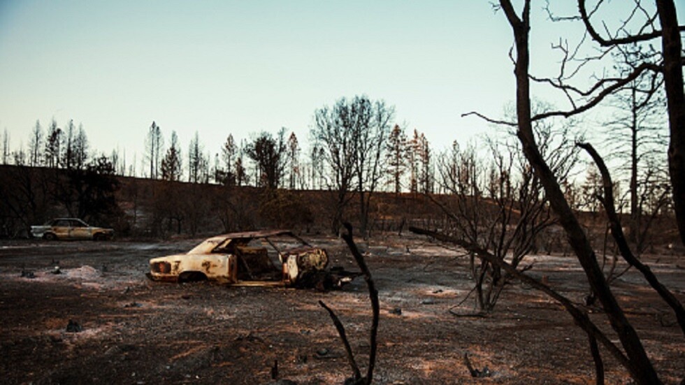حريق غابات يدمر بلدة صغيرة في ولاية ميزوري الأمريكية (صور + فيديو)