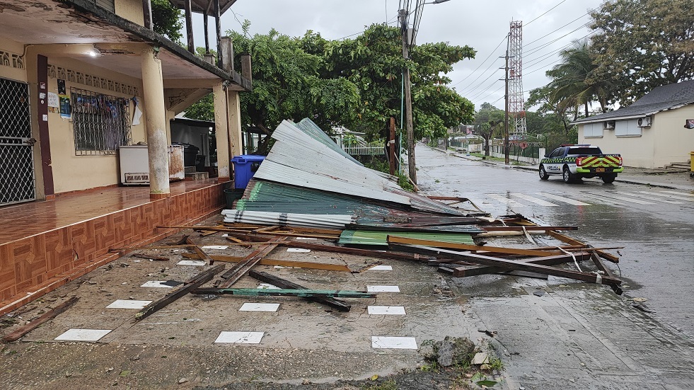 إعصار جوليا يضرب نيكاراغوا (صورة)