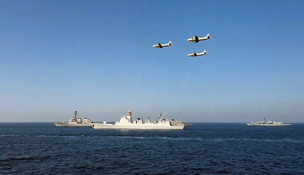 تدريبات بحرية مشتركة في المحيط الهندي لروسيا والصين وإيران
