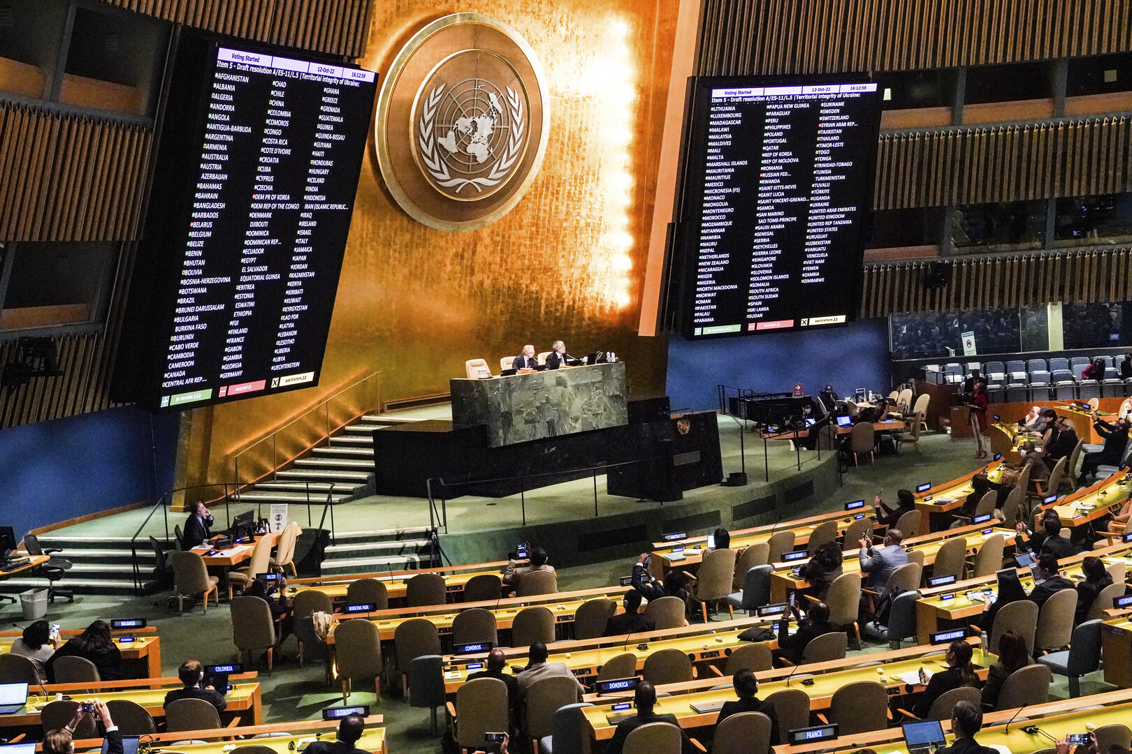 الجمعية العامة للأمم المتحدة تتبنى قرارا يدين استفتاءات دونباس على الانضمام لروسيا