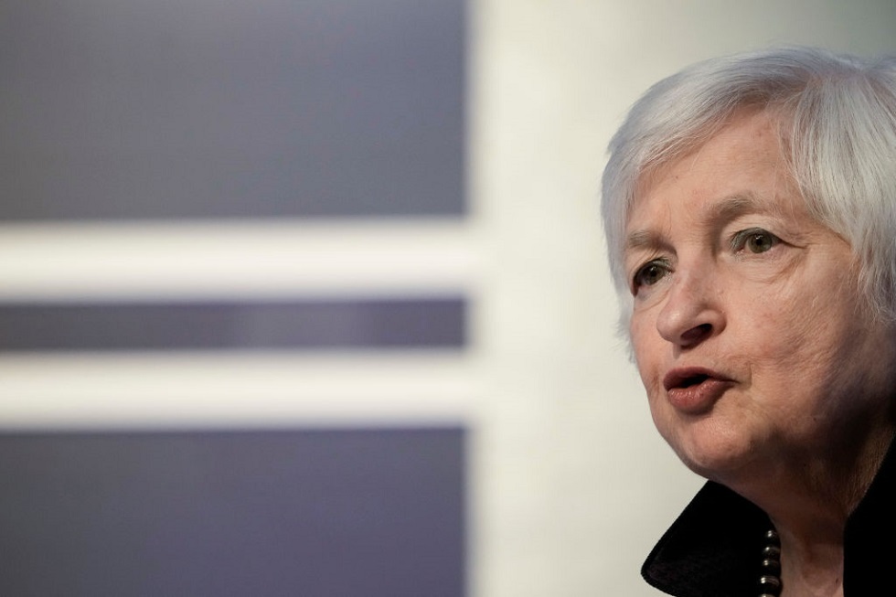 وزيرة الخزانة الأمريكية تحذر من مخاطر مالية في الولايات المتحدة بسبب الظروف العالمية