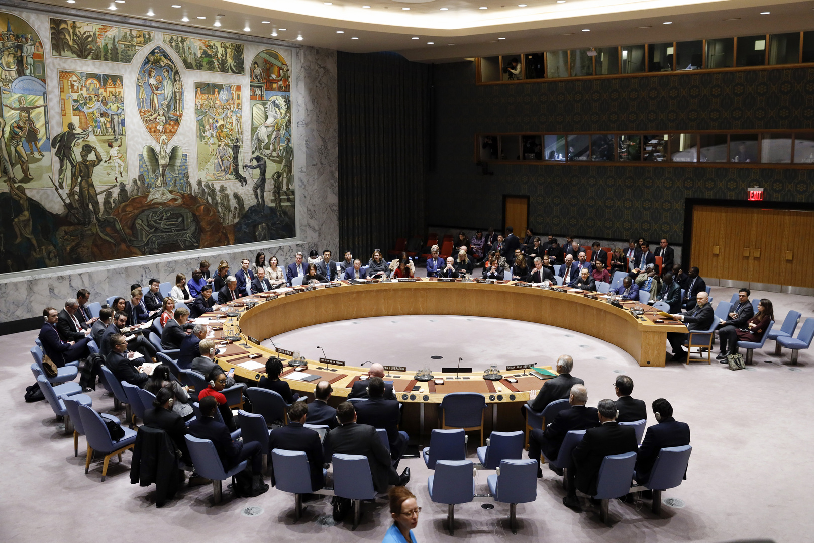 روسيا تدعو لعقد جلستين لمجلس الأمن حول أوكرانيا
