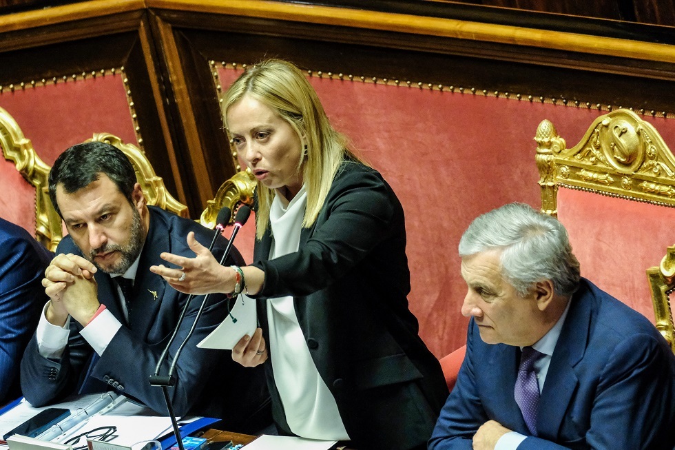 في أول خطاب لها أمام مجلس الشيوخ الإيطالي.. ميلوني: لا سلام باستسلام أوكرانيا