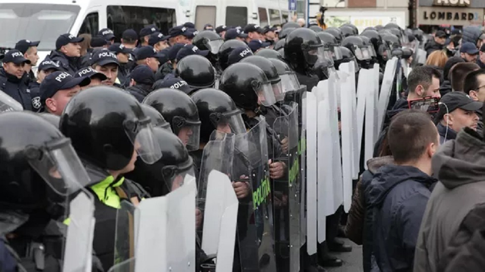 منظمو الاحتجاجات في كيشيناو يعلنون اعتقال 80 متظاهرا