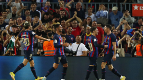 برشلونة يداوي جراحه بثلاثية في شباك فياريال